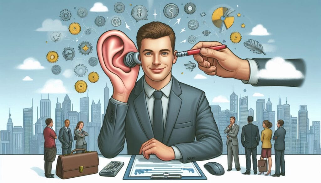 What is the importance of listening in sales